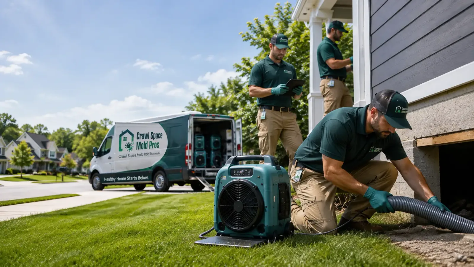 Crawl Space Mold Removal in Beecher City, IL